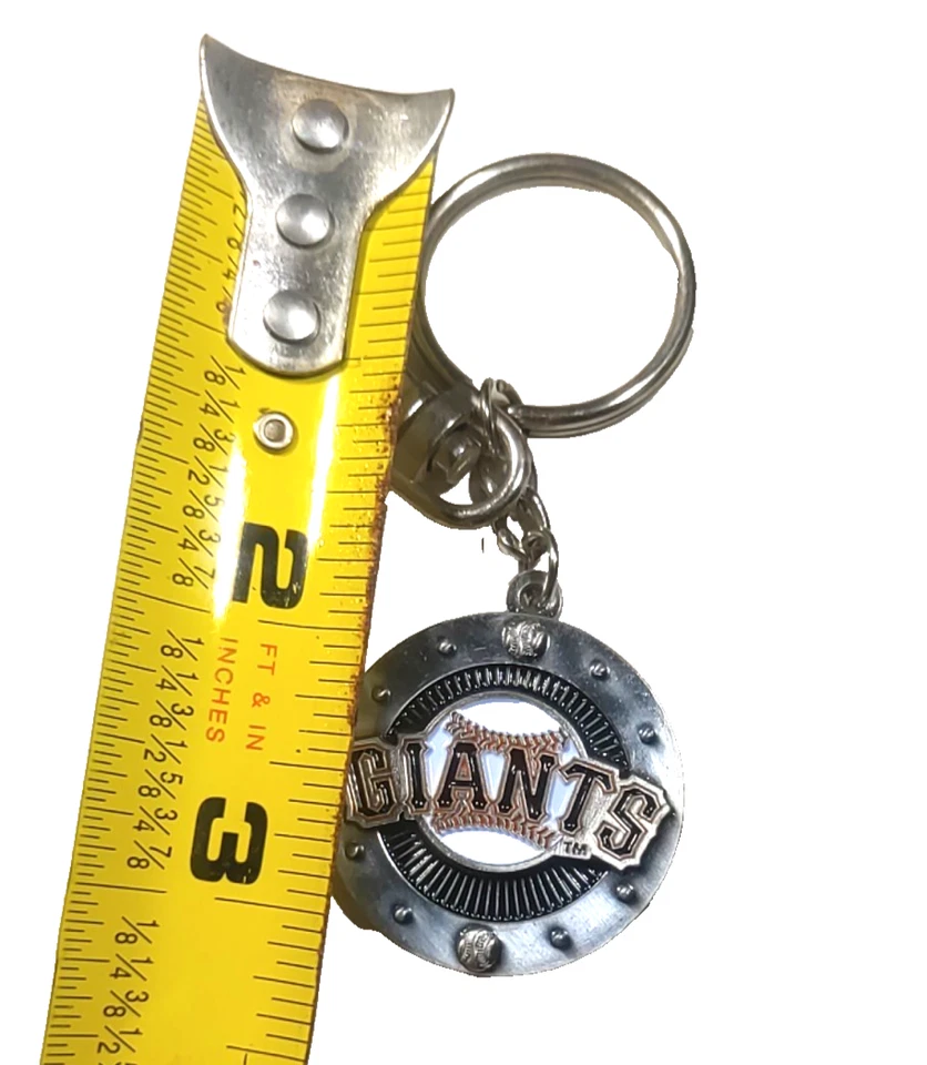 Gigantes de San Francisco Béisbol Llavero Cartera Clip Deportes Tono Plateado Metal Foto 2 de 4