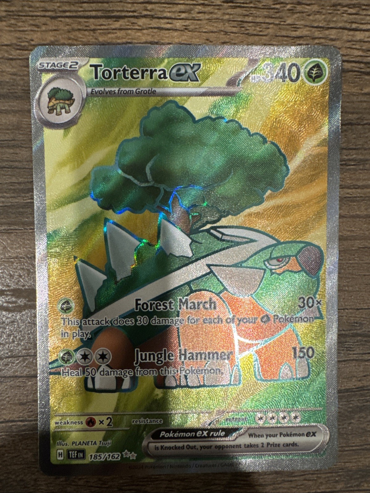 Torterra ex 185/162 Sv05: Temporal Forces Holo