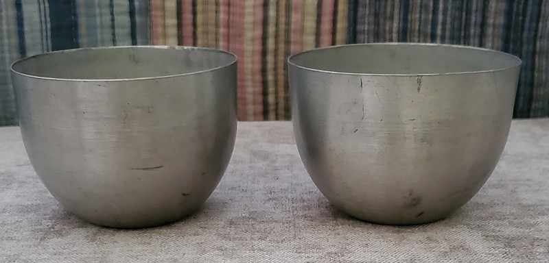 Leonard Genuine Pewter Jefferson Cups Qty. 2