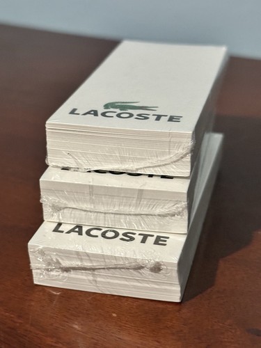 Lot of 3 Sealed Packs Lacoste Fragrance Cologne Blotter Cards NEW - Picture 8 of 10