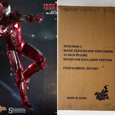 Marvel Hot Toys MMS213 Iron Man Silver Centurion 1/6 Scale Figure Exclusive NEW
