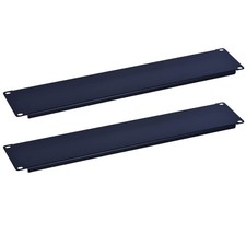 2 PCS 2U Blank Rack Mount Panel Spacer 19 Inch Server Enclosure Network Cabinet