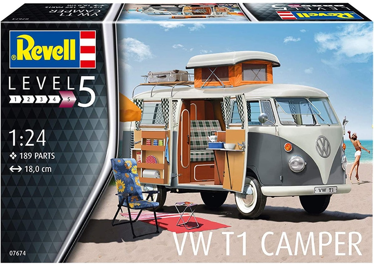 Revell VW T1 Camper Plastic Model Kit for sale online UK