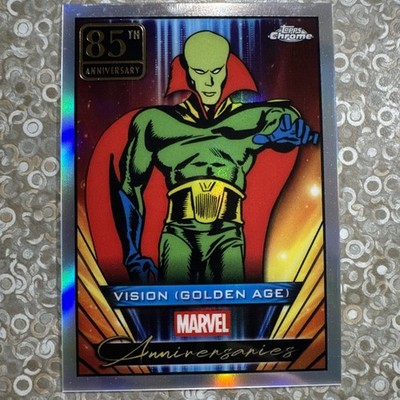 2025 Topps Chrome Marvel VISION (GOLDEN AGE) 85th ANNIVERSARY