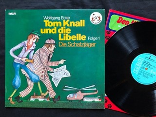 Hörspiel LP TOM KNALL UND DIE LIBELLE Folge 1 (RCA PJL14845) von Benno Schnurr