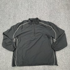 Greg Norman Pullover Mens Large Black 1/4 Zip...