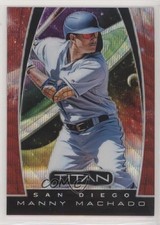 2019 Panini Chronicles Titan Ruby Wave Prizm 164/199 Manny Machado #25 s3g