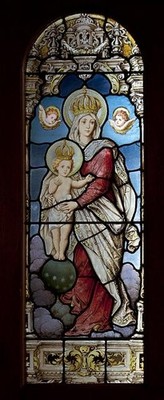 Stained Glass Window,Cathedral of Immaculate Conception,Mobile,Alabama 3