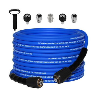 #ad Kink Resistant 1 4quot; Pressure Washer Hose 50FT，3600PSI Power Washer Hose R $37.71