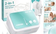 Nasal Aspirator for Baby Hospital-Grade 78 kPa Electric Baby Nasal Blue
