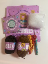NEW The Woobles LOG DONUT Mystery Donut III crochet kit yarn w/ hook