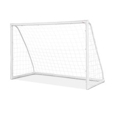 Goplus Soccer Goal, 12'x6'/8'x6'/6'x4' Soccer Net with Strong UPVC Frame, Qui...