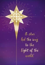 DaySpring - Light of the World - 18 Christmas Boxed Cards and Envelopes (U1000)
