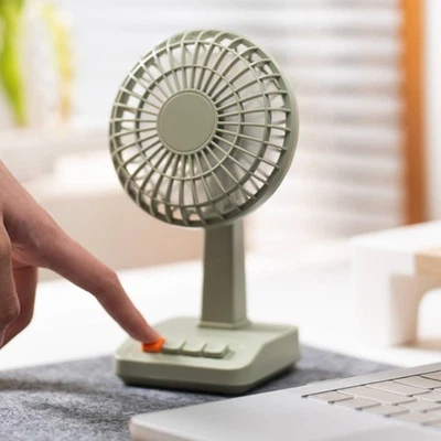 Ventilateur Rétro de Table Compact Petit Ventilateur de Bureau 5 Vitesses - Bild 1 von 4
