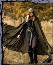Mittelalter Larp Leinen Umhang - Mimir  Leonardo Carbone