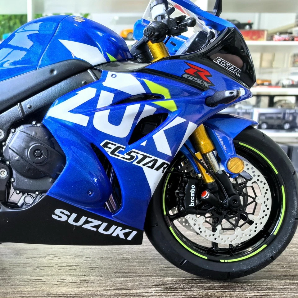 LCD 1/12 Scale Suzuki GSX-R 1000R Blue Motorcycle Diecast Model Toy Gift NIB - Image 4 of 4