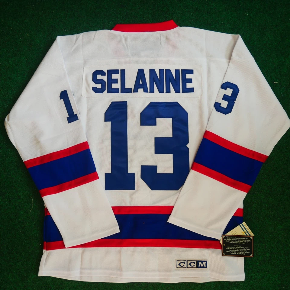 Camiseta Teemu Salenne Winnipeg Jets Throwback" CCM NHL TALLA GRANDE NUEVA Foto 2 de 2