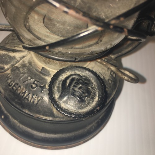 Vintage German Kerosene Lantern Feuerhand No. 175 Super Baby very early model - Picture 6 of 14