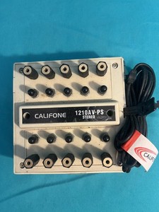 2 Califone 1210AV-PS Position Stereo Jackbox (Untested) AS IS