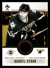 2001 PACIFIC PRIVATE STOCK DARRYL SYDOR 39 MINT GAME GEAR HOCKEY DALLAS STARS