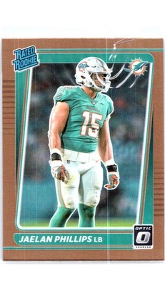 2021 Donruss Optic #254 Jaelan Phillips Bronze