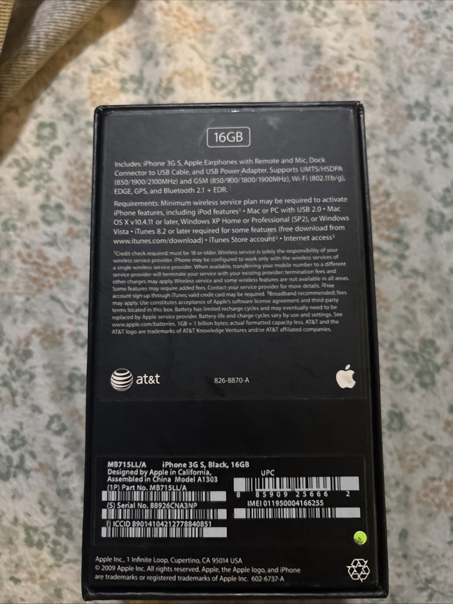 Apple iPhone 3GS 16GB AT&T | eBay