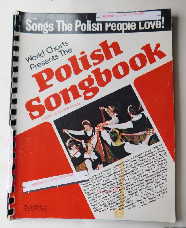 Polish Songbook, Sajewski Pub. Co.1956