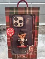 Christmas  iPhone 16  Pro Max Holiday Bear w/ starbucks & RL sweater Phone Case