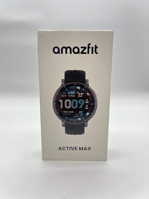 Amazfit Active Max Smart Watch Black GPS-Only New In Box