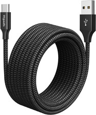 Long USB C Cable 12Ft, 1-Pack, Braided USB a to USB C Charger Cable, Type C Char
