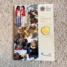 Girlguiding 50p Fifty Pence 2010 Coin BU Royal Mint Large Pack