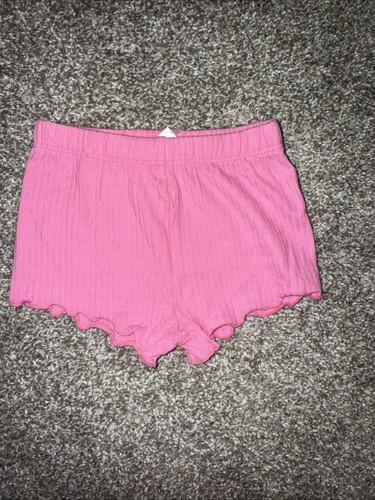 Baby Girls Cat & Jack Pink Ribbed Shorts Set Outfit Size 0-3 M - Picture 3 of 3