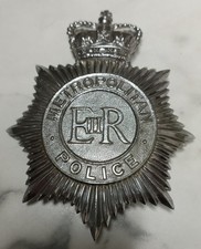 Polizei Essex Police Constabulary British Bobby Helmet Abzeichen Helmabzeichen 