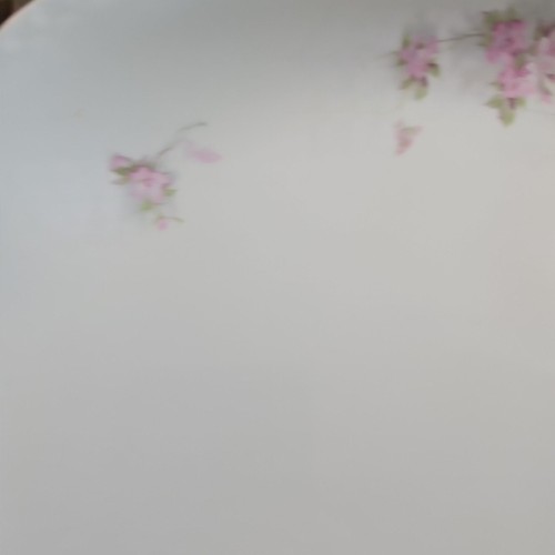 Vtg Platter Alfred Meakin Raleigh white w/ green and gold Trim England 15.75x11" - Picture 3 of 11