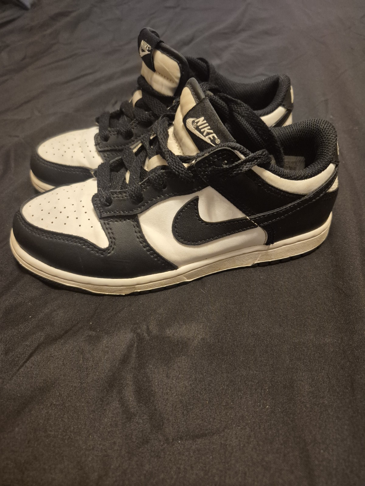 Nike Dunk Low PRM White/Black-Coconut Milk Panda Original Size 2Y No Box
