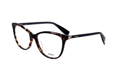 Lunettes De Soleil Furla VFU546 Femme - Modèle Shiny Classic Havana - Taille 54/135/15 - Style Classique