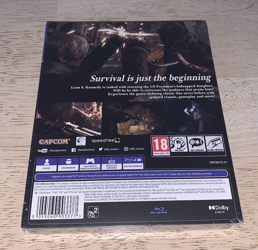 Resident Evil 4 Remake Steelbook Edition inkl. Spiel (Neu (gemäss