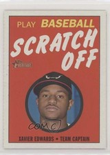 2020 Topps Heritage Minor League Edition 1971 Scratch-Off Xavier Edwards #7 9ij