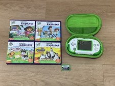 LeapFrog Leapster Explorer Handheld Game System,Carrying Case  5 Games