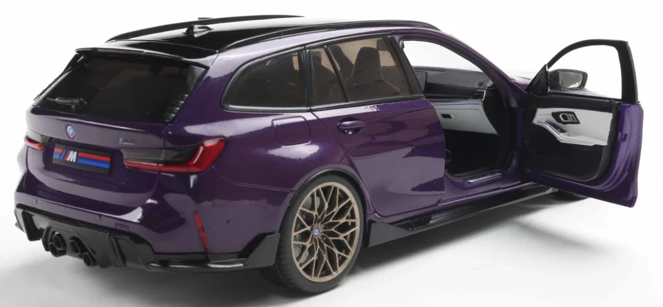 BMW M3 Touring Performance 2024 Purple 1/18 - S1813701 SOLIDO - Imagen 4 de 4