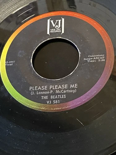Beatles 45 Please Please Please /From Me To You on VJ 581