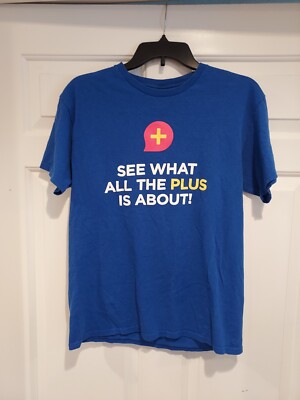 Giant Eagle Grocery Store Fuel Perks Plus T-shirt Men's Medium Blue
