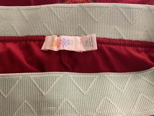 NWT LuLaRoe 2XL LUCY Layered Geometric Maxi Skirt - Picture 3 of 4