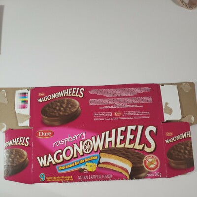 Dare  Wagon Wheels raspberry (empty box) 2021  used