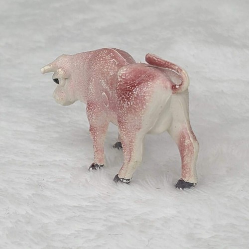 Vintage Plastic Bull Toy Figurine Spanish Fighting Bull Toro Bravo Single Loose - Picture 5 of 8