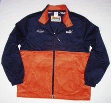 Puma x Butter Goods Track Top Corduroy Peacoat 532436 06, Navy/Orange, New