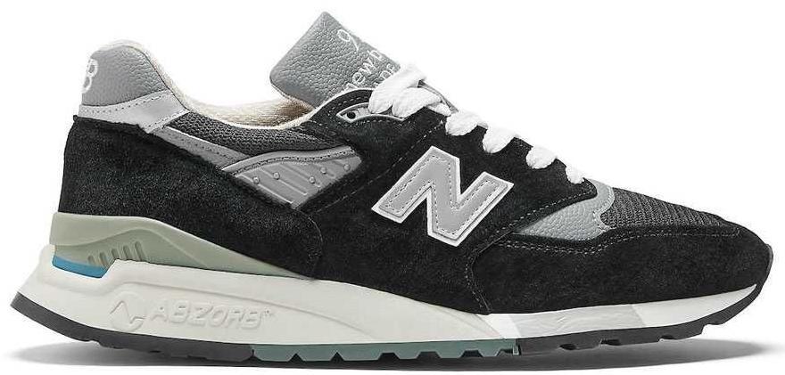 New Balance 998 Made in USA Black Silver for Sale | Authenticity