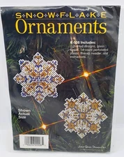June Grigg Designs Snowflake Ornaments Beaded Cross Stitch Kit K-908