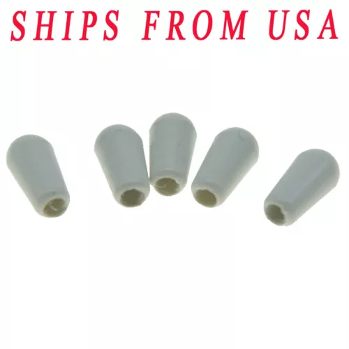 KAISH 5x USA Thread Guitar 3 Way Toggle Switch Tip Switch Knob fits Gibson White