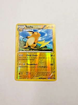 Raichu Pokemon Trading Card Holographic 43/146 XY Reverse Holo